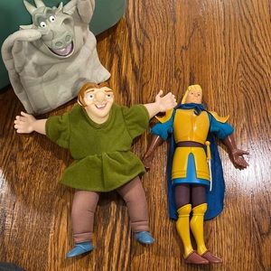 Hunchback of Notre Dame Finger Puppets - Burger King Happy Meal toys - Quasimodo